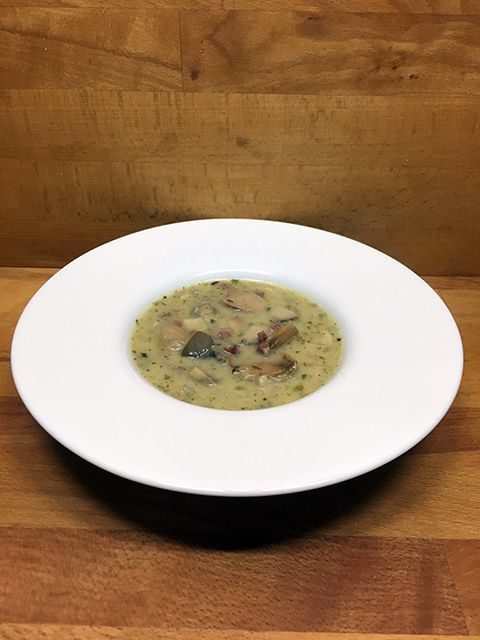 Pilzsuppe mit Steinpilzen